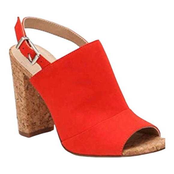 BCBGeneration Loriah Cork Heel Sandal Size 9.5 4”Heel - Picture 1 of 11